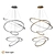 Handcrafted LED Glass Chandeliers 3D model small image 5