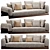  BOLDLY MODERN SOFA, 270CM 3D model small image 1