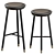 Modern Drop Stools Set by Topos Workshop 3D model small image 14