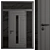 Modern Entry Door Set 80 3D model small image 1