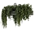 Green Tile Base Hanging Plants 3D model small image 2