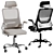 ErgoTech Office Chair Mesh Executive 3D model small image 1