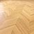 Modular High-Quality Wooden Floor 3D model small image 3