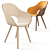 Maruni Roundish Chair: Modern Design 3D model small image 1