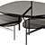Contemporary Flac Glass Coffee Tables 3D model small image 5