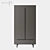 Damien Double Wardrobe Natural Oak 3D model small image 6