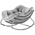 Modern Rocko Rocking Chair 3D model small image 7