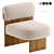 Cosmo Renne Chair: Versatile Style 3D model small image 1