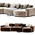 Modern Modular JEFF Sofa Design 3D model small image 4