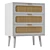 Chamblin Nightstand, Real-size UV Unwrapped 3D model small image 1