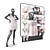 Lingerie Display Stand Kit 3D model small image 1