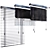 15 F9 Blinds: Stylish Zhaluzi 3D model small image 1