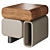 Modern Cube Nightstand Wayfair 3D model small image 1