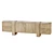 Athena Solid Wood Media Console 3D model small image 2