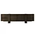 Athena Solid Wood Media Console 3D model small image 3