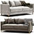 Modern Palermo Sofa 2017 Model 3D model small image 1