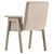 Elegant Velvet Dining Chairs Set 3D model small image 5