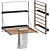 Modern Towel Laundry Drying Rack 3D model small image 1