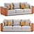 Formitalia Clarissa Sofa Set 3D model small image 1