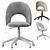 Megan 2 Office Chair Beige 3D model small image 3