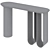 Indiana Console Table by Interior Secrets 3D model small image 5