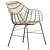 Outdoor ILDERHUSE Natural Chair 3D model small image 1