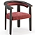 Baxter Afra Chair: Stylish Comfort 3D model small image 1