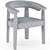 Baxter Afra Chair: Stylish Comfort 3D model small image 6