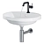 Hansgrohe Kuniva U Sink Set 3D model small image 3