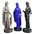 Greek Goddess Sculpture, Elegant Home Décor 3D model small image 1