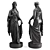 Greek Goddess Sculpture, Elegant Home Décor 3D model small image 3