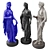 Greek Goddess Sculpture, Elegant Home Décor 3D model small image 5