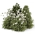 Outdoor Bush Set 2398 - Landscaping 3D model small image 1