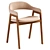 Modern Abilene Dining Chair 3D model small image 1