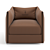 Elegant Trussardi Casa Maryl Armchair 3D model small image 2