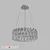 Bogates Crystal LED Chandelier Marvel 3D model small image 1