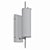 Modern Brass Wall Sconce 3D model small image 7