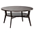 Modern Oak Veneer Coffee Table 3D model small image 2