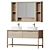 Dantone Home Dive Bathroom Furniture 3D model small image 1