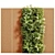 Modern Wooden Planks Garden Décor 3D model small image 3