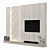 Sleek TV Wall Mount Stand 3D model small image 2