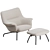 Muuto Doze Lounge Chair Ottoman 3D model small image 2