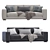 Modern Avana Sofa Marac Design 3D model small image 1