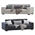 Modern Avana Sofa Marac Design 3D model small image 4