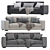 Modern Avana Sofa Marac Design 3D model small image 5