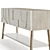 Concrete-Effect Luna Sideboard-Fashionably Crafted 3D model small image 3