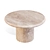 Travertine Puddle Coffee Side Table 3D model small image 3