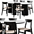Modern Dining Set, Elliston & Rodham 3D model small image 1