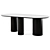 Modern Dining Set, Elliston & Rodham 3D model small image 3
