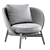 ERI Versatile Designer Lounge Chair 3D model small image 5